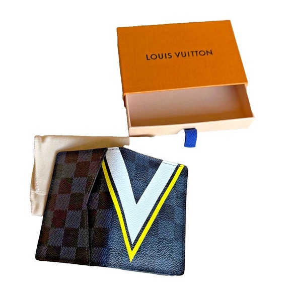 New Louis Vuitton Damier Cobalt America's Cup‎ 2017 Pocket Org/Wallet RARE - Picture 3 of 10